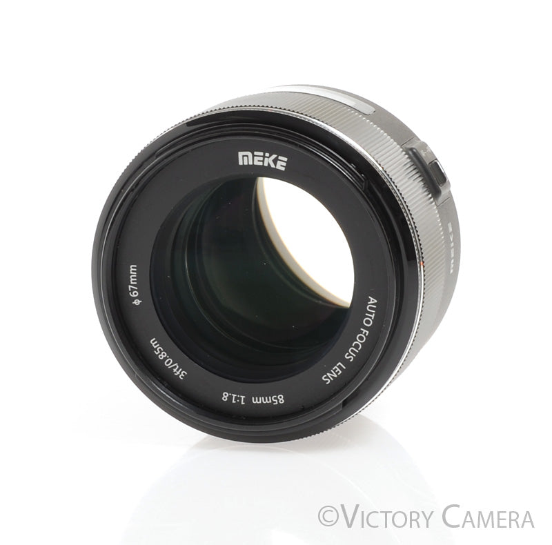 Meike 85mm f1.8 Auto Focus Prime Lens for Nikon -Clean w/ Shade- - Victory Camera