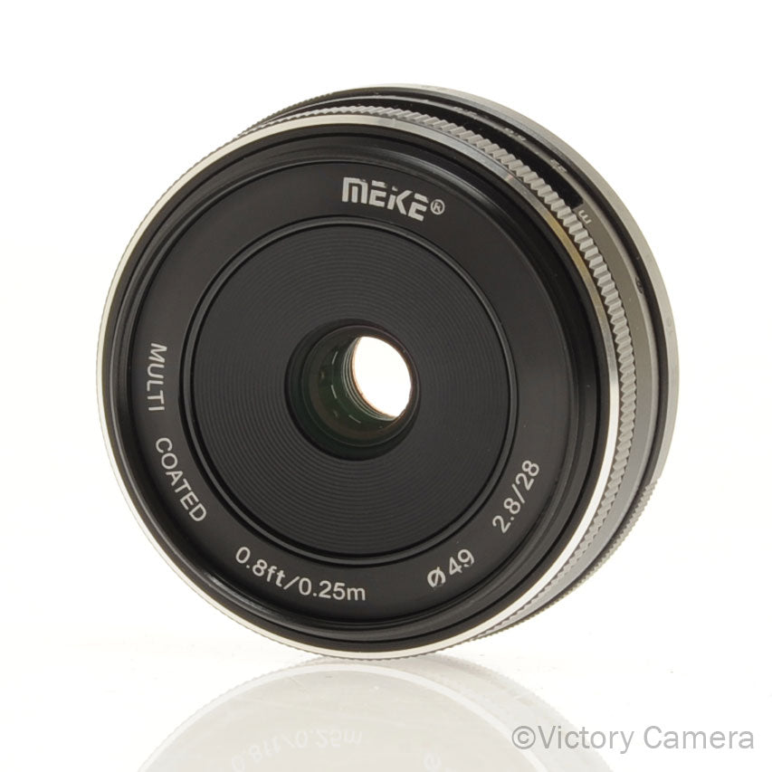 Meike 28mm f2.8 Wide Angle Prime Lens for Fuji X Mount [EXC] - Victory Camera