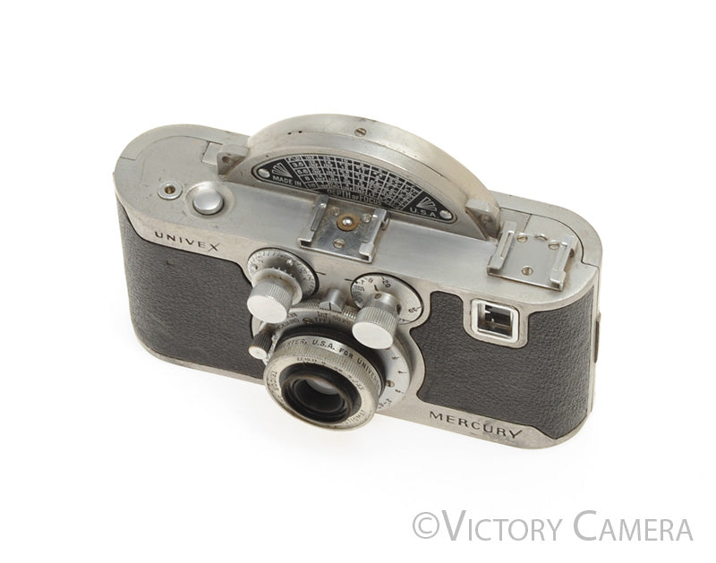 Univex Mercury Model CC 35mm Half Frame Film Camera w/ Disc Shutter [EXC] - Victory Camera