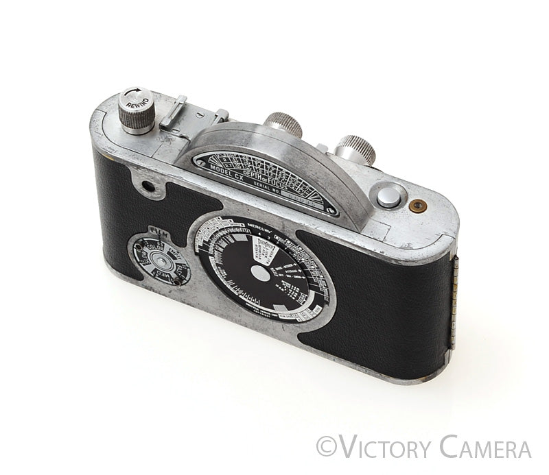 Mercury II Model CX Chrome 35mm Half Frame Film Camera w/ Disc Shutter [EXC-] - Victory Camera