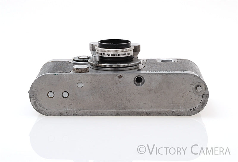 Mercury II Model CX Chrome 35mm Half Frame Film Camera w/ Disc Shutter [EXC-] - Victory Camera