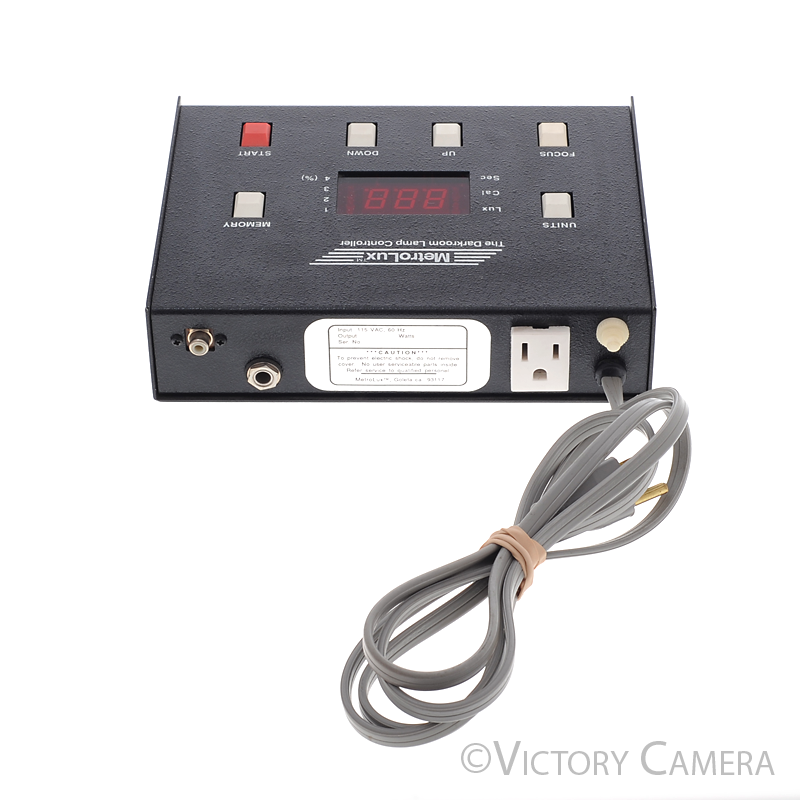 Metrolux Darkroom Lamp Controller Enlarging Timer [EXC] - Victory Camera