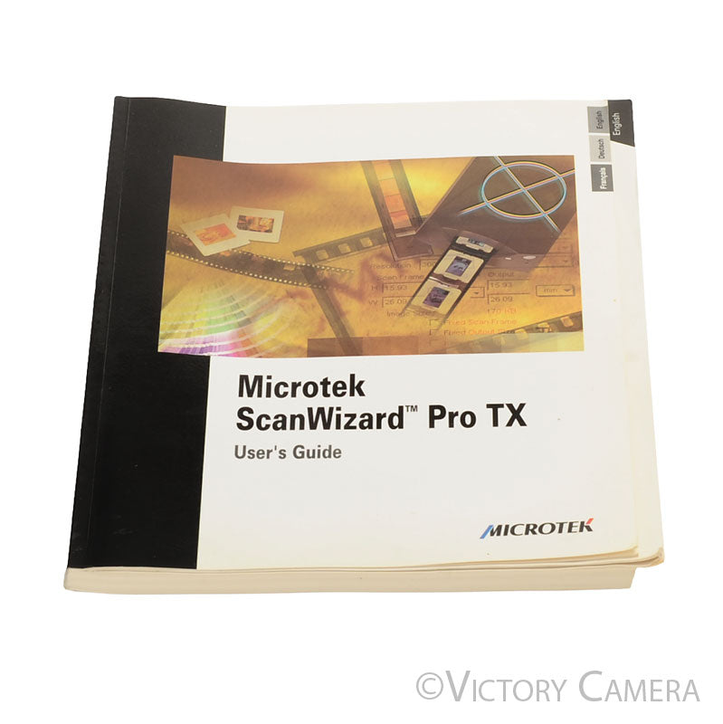 Microtek ScanWizard Pro TX User's Guide (only) [EXC] - Victory Camera