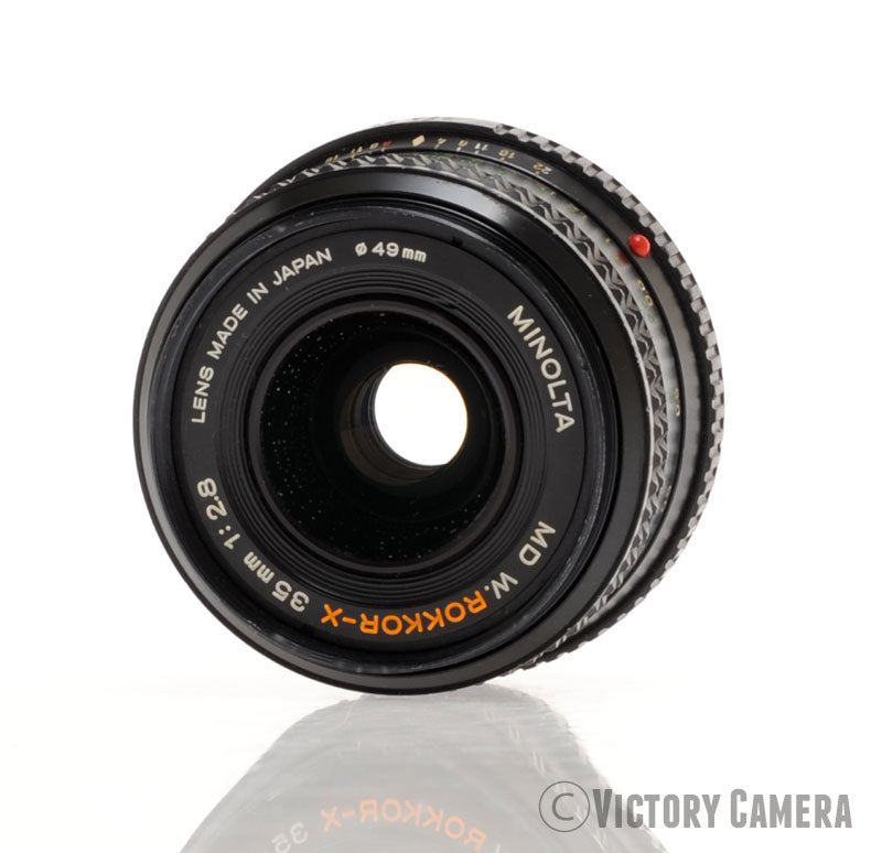 Minolta W.Rokkor-X 35mm f2.8 MD Wide Lens [EXC] - Victory Camera