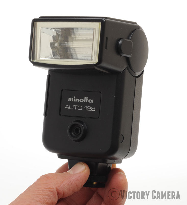 Minolta Auto 128 Shoe Mount Flash  [EXC] - Victory Camera