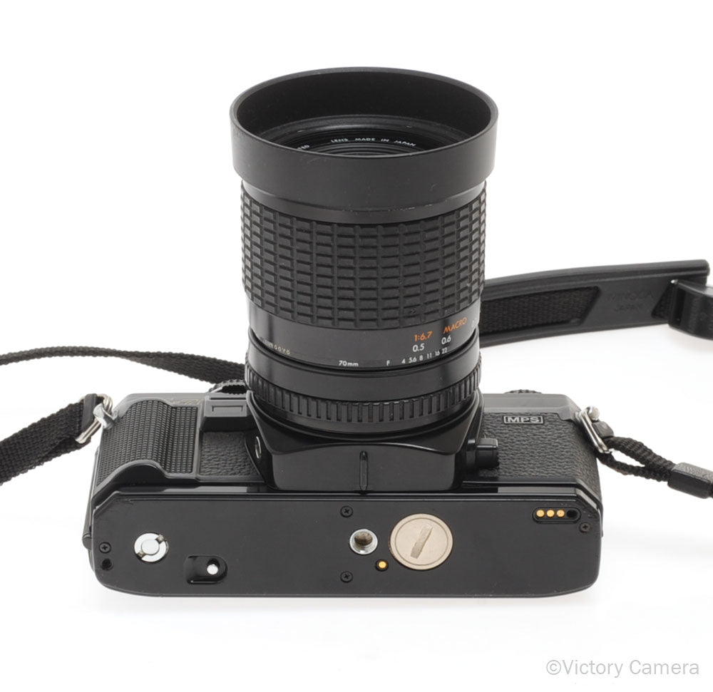 Minolta X-700 X700 Black SLR Film Camera w/ 35-70mm Lens [EXC] - Victory Camera