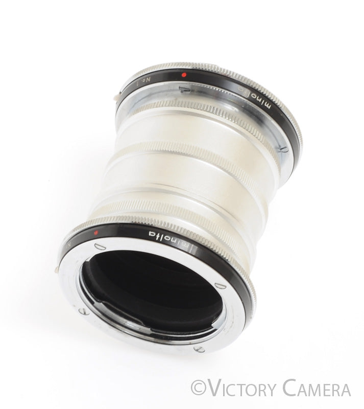 Minolta MD Extension Tube Set No.1, No.2, No.3, No.4, No.5  [EXC+] - Victory Camera