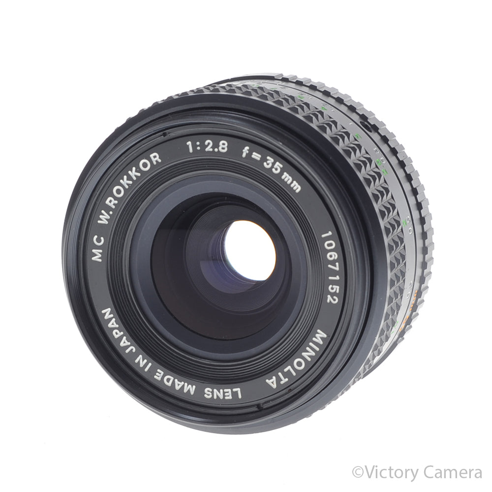 Minolta MC W.Rokkor 35mm f2.8 MD Wide Lens [EXC+] image 2