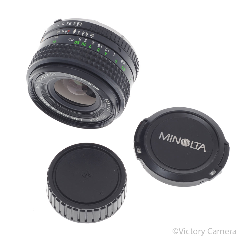 Minolta MC W.Rokkor 35mm f2.8 MD Wide Lens [EXC+] image 5