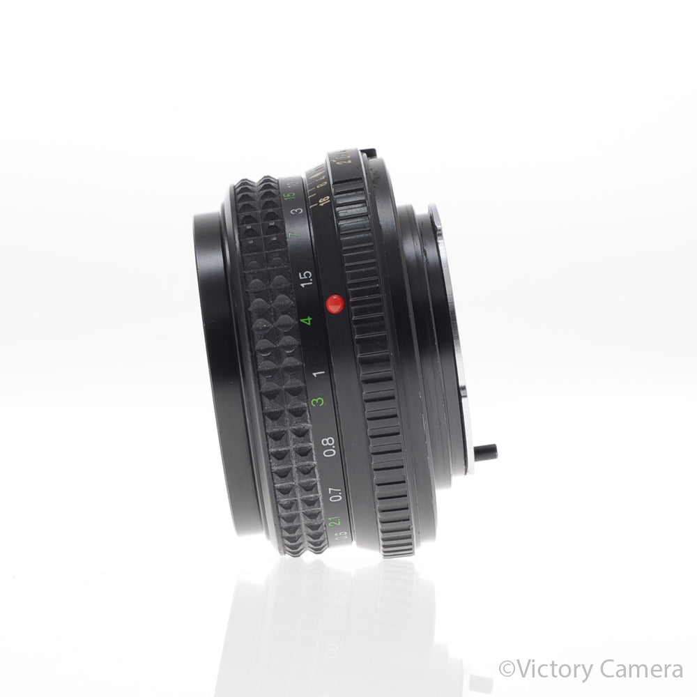 【整備＆テスト済】ミノルタ MD ROKKOR-X 45mm F2 538 Minolta MD Rokkor-X 45mm f2 Manual Focus Pancake Prime Lens [EXC]