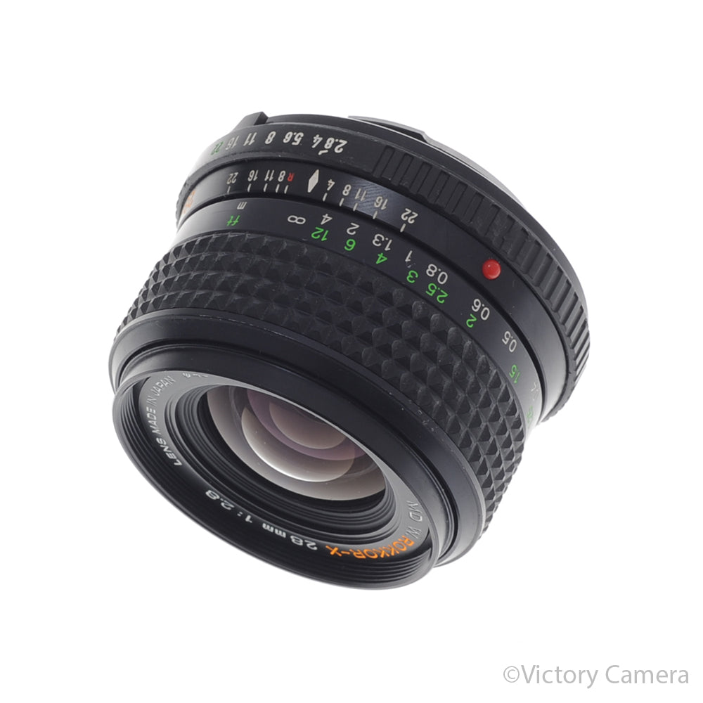 Minolta MD W.Rokkor-X 28mm f2.8 Wide Angle Prime Lens [EXC+] image 1