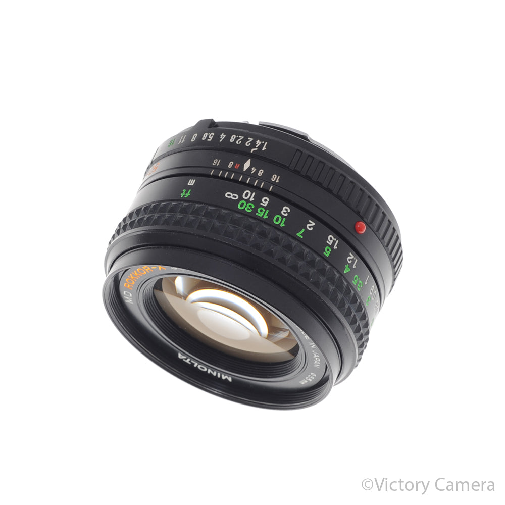 Minolta MD Rokkor-X 50mm f1.4 Manual Focus Prime Lens [EXC+] image 1