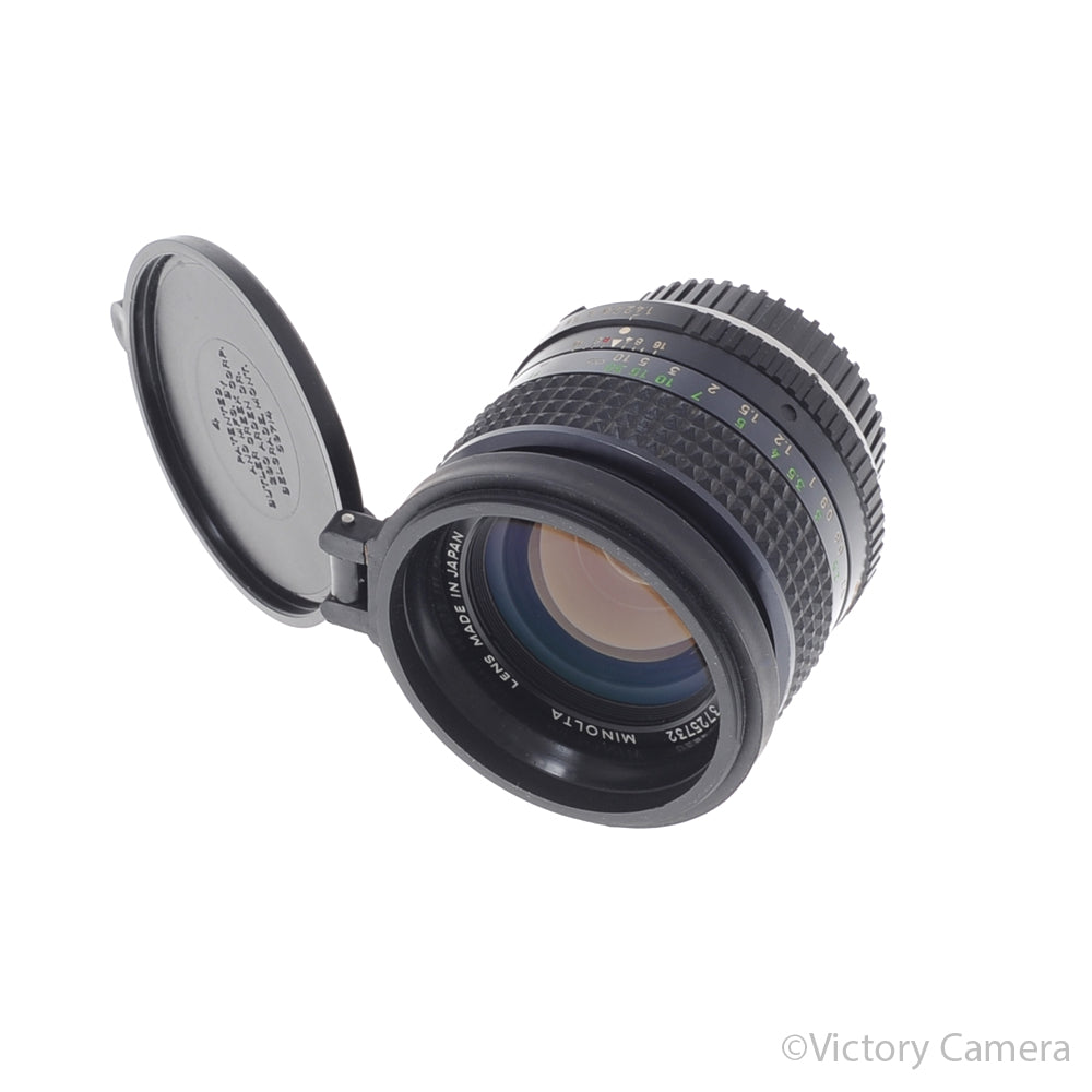 Minolta MD Rokkor-X PG 50mm f1.4 Manual Focus Prime Lens [EXC] - Victory Camera