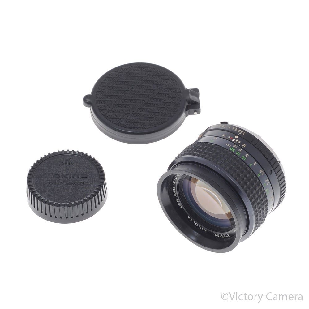 Minolta MD Rokkor-X PG 50mm f1.4 Manual Focus Prime Lens [EXC] - Victory Camera