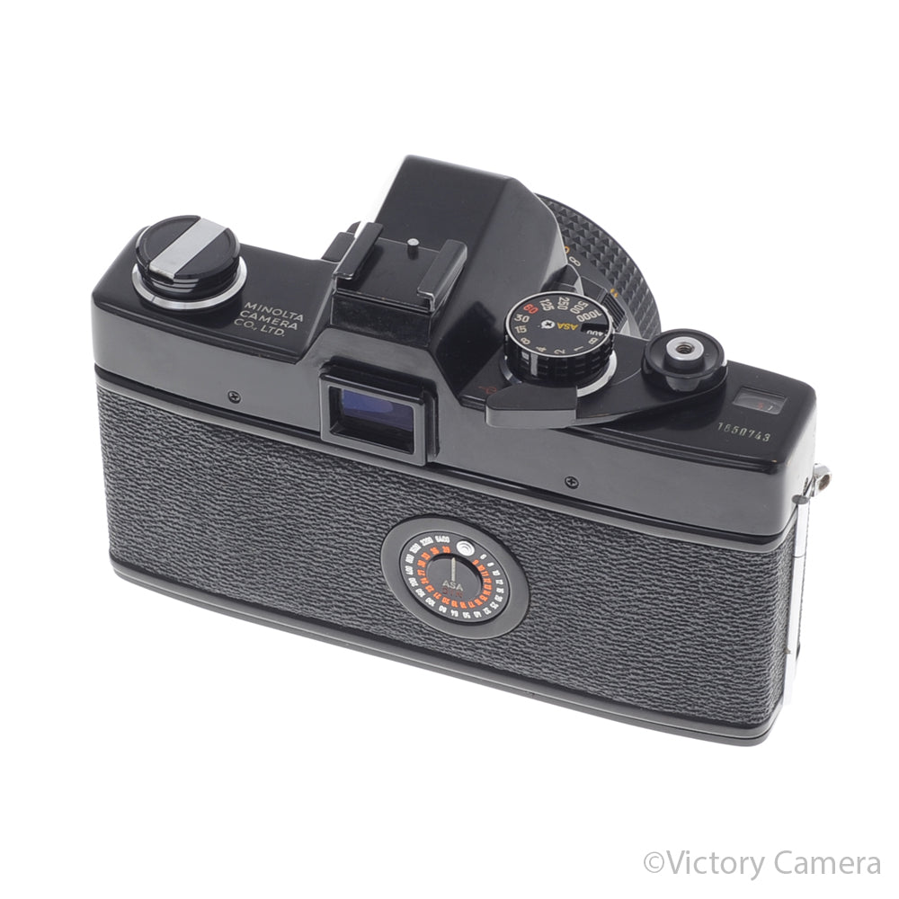 Minolta SRT101 SRT 101 Black 35mm Camera w/ 50mm f2 Lens [EXC] image 3