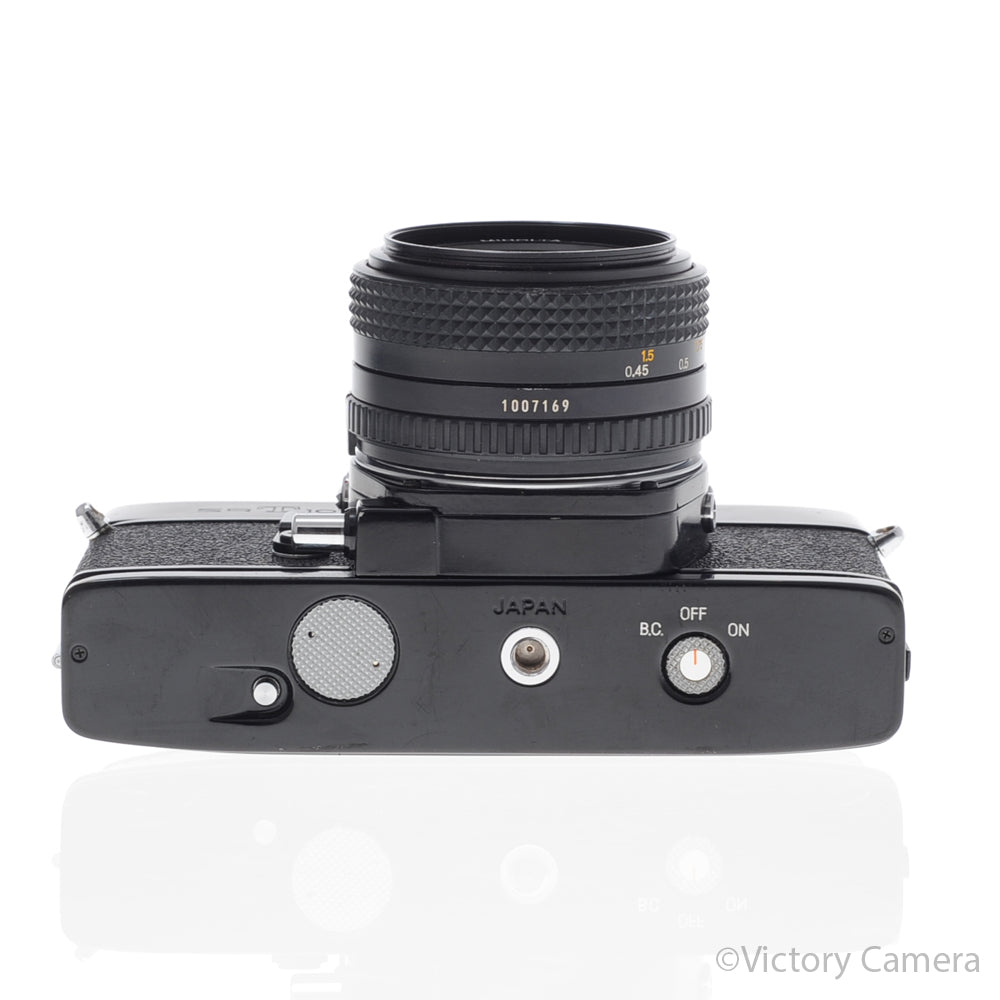 Minolta SRT101 SRT 101 Black 35mm Camera w/ 50mm f2 Lens [EXC] image 4