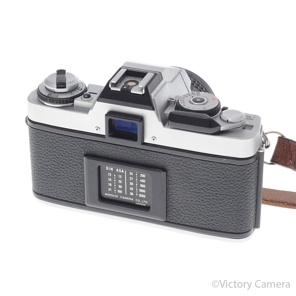 Minolta XG-M Chrome SLR Film Camera w/ 50mm f1.7 Lens [EXC] image 3