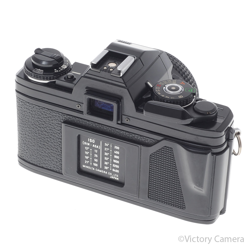 Minolta X-700 X700 Black 35mm SLR Film Camera w/ 50mm f2 Lens [EXC+] - Victory Camera