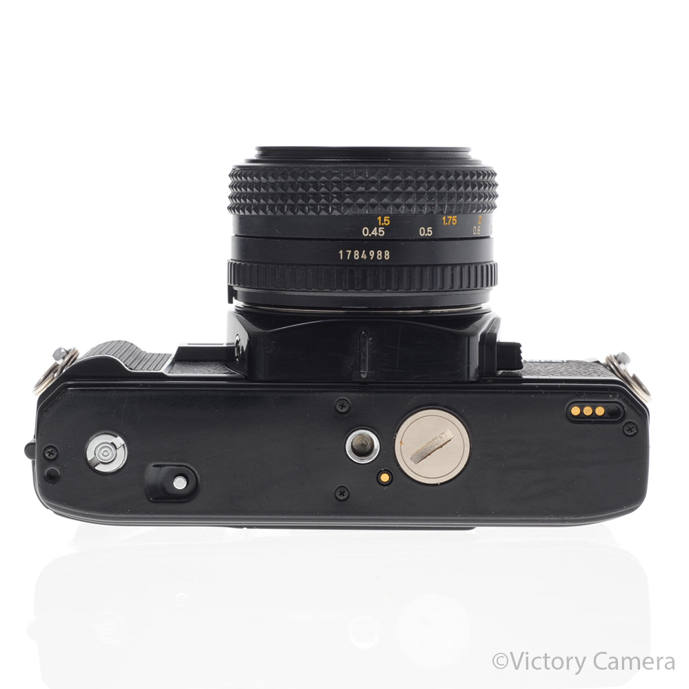 Minolta X-700 X700 Black 35mm SLR Film Camera w/ 50mm f2 Lens [EXC+] - Victory Camera
