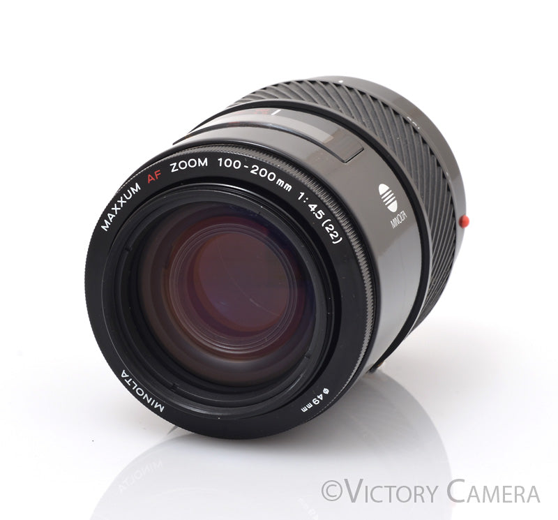 希少品 MINOLTA MAXXUM AF MACRO ZOOM Minolta Maxxum (Sony A) AF 100-200mm f4.5 Tele Zoom Lens [EXC]