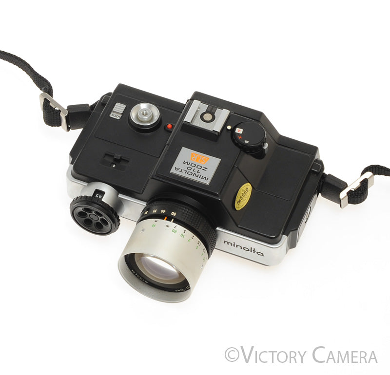 Minolta 110 Zoom SLR Camera w/ Rokkor 25-50mm f4.5 Zoom Lens + Case [EXC+] - Victory Camera