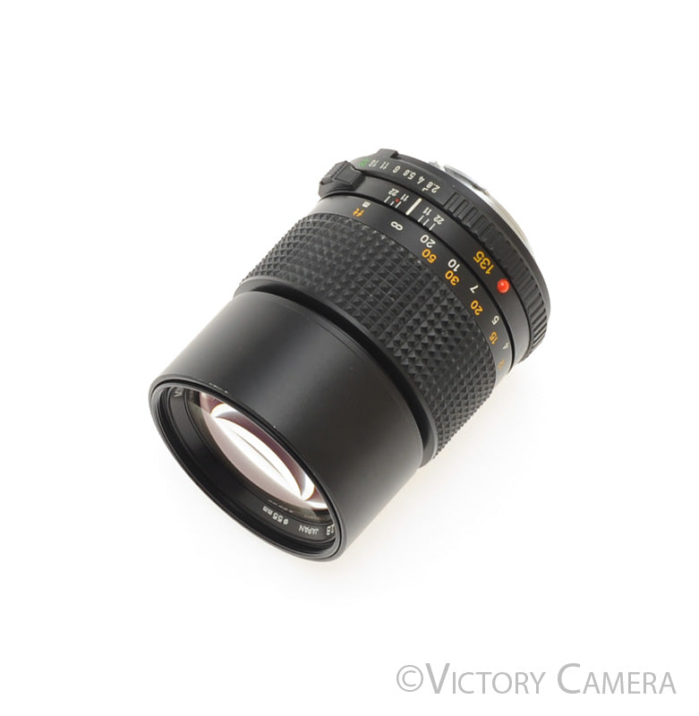 Minolta MD 135mm f2.8 Manual Focus Telephoto Lens MD Mount [EXC-] - Victory Camera