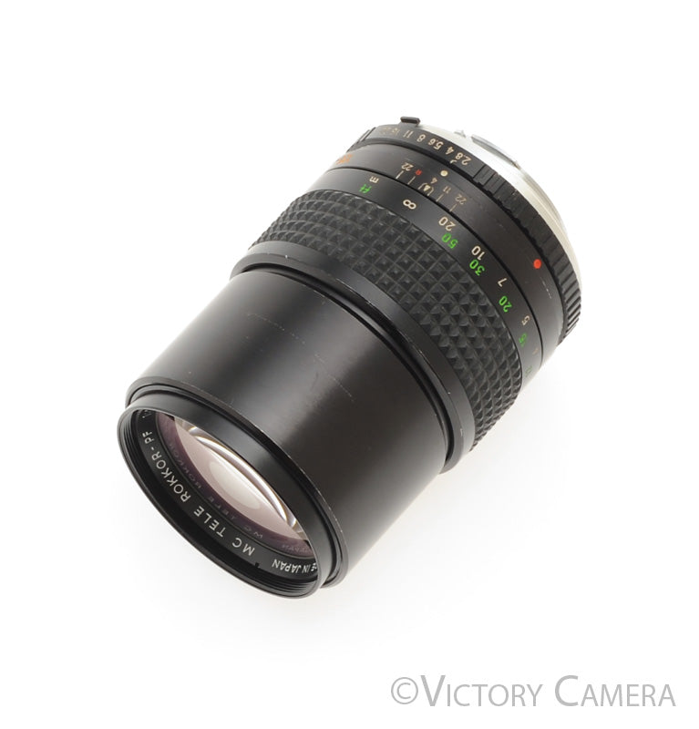 Minolta MC Tele Rokkor-PF 135mm f2.8 Prime Lens [EXC-] - Victory Camera