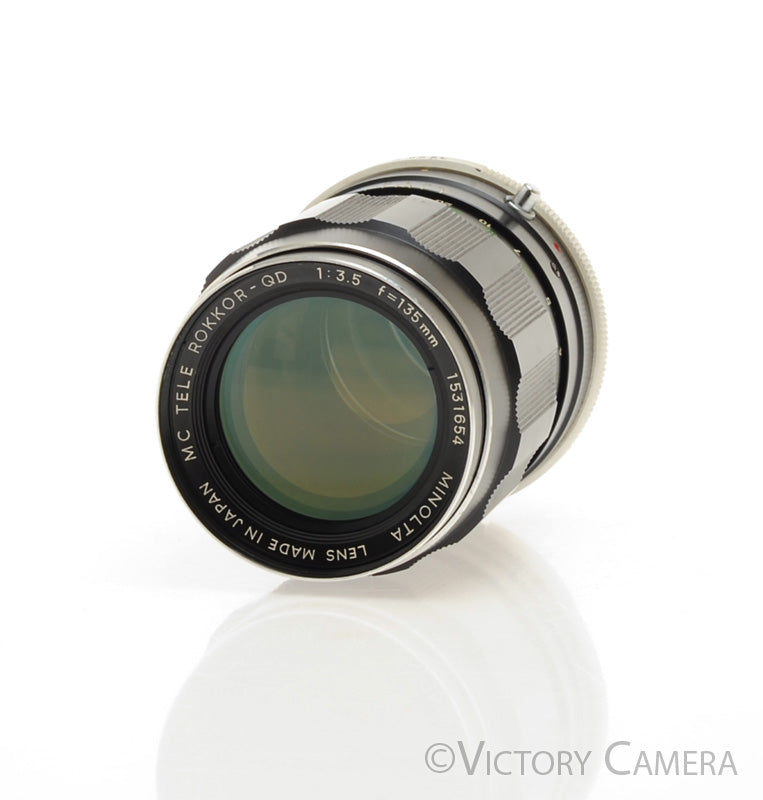 Minolta MC Tele Rokkor-QD 135mm f3.5 Telephoto Prime Lens [EXC]