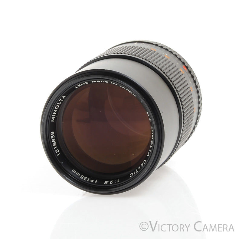 Minolta MC Celtic 135mm f2.8 Telephoto Portrait Prime Lens -Clean- - Victory Camera