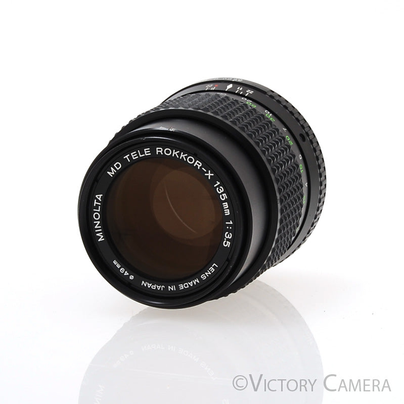 Minolta MD 135mm f3.5 Telephoto Prime Lens [EXC+] - Victory Camera