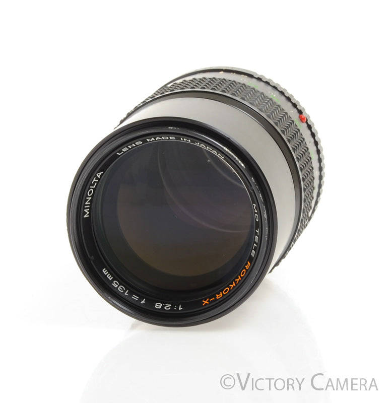 Minolta MC Tele Rokkor-X 135mm f2.8 Telephoto Prime Lens [EXC] - Victory Camera