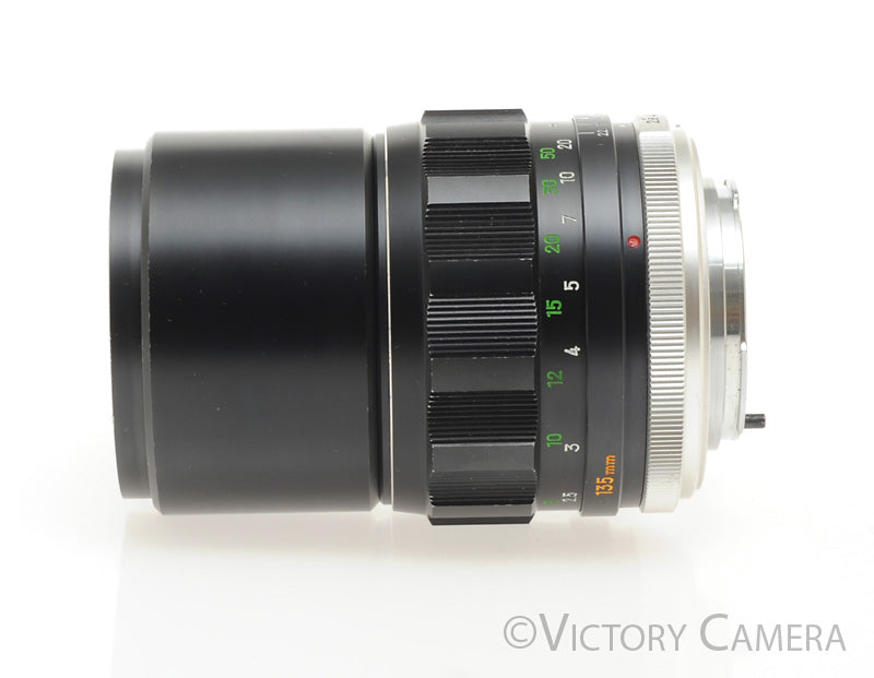 Minolta MC Tele Rokkor-X PF 135mm f2.8 Prime Lens w/ Case [EXC] - Victory Camera
