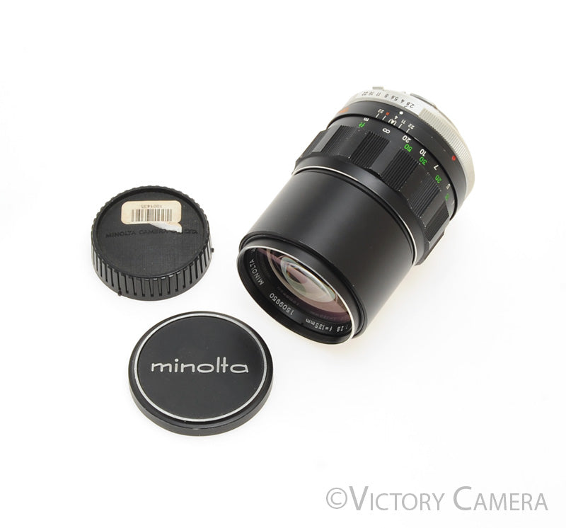 Minolta MC Tele Rokkor-X PF 135mm f2.8 Prime Lens [EXC+] - Victory Camera