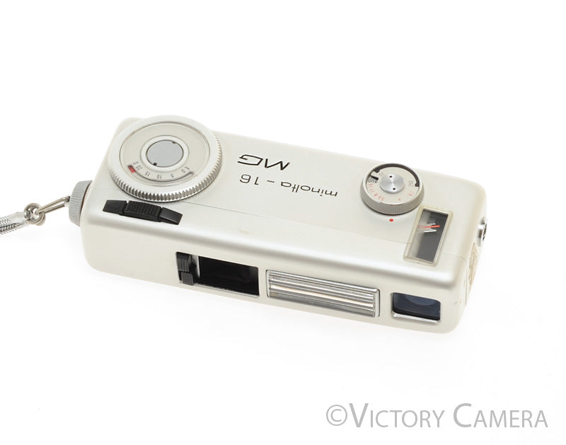 Minolta-16 MG Chrome 16mm Subminitature Spy Camera Kit  [EXC] - Victory Camera