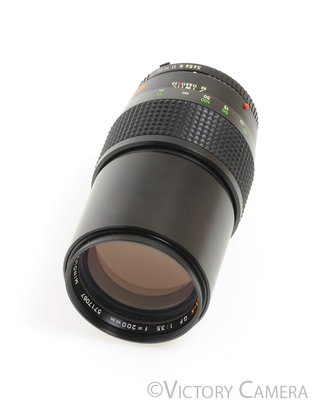 Minolta MC Tele Rokkor-QF 200mm f3.5 Telephoto Prime Lens [MINT-]