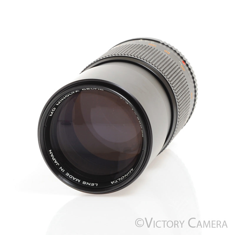 Minolta 200mm f4 MD Celtic Telephoto Prime Lens [EXC+] - Victory Camera
