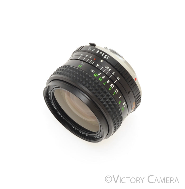 Minolta W.Rokkor-SG 28mm f3.5 MC Wide Angle Lens for MD Mount [EXC] - Victory Camera