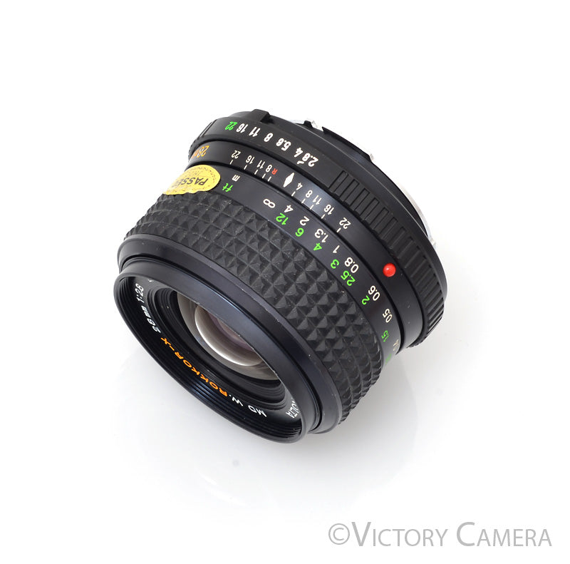 Minolta W.Rokkor-X 28mm f2.8 MD Wide Angle Prime Lens [EXC] - Victory Camera