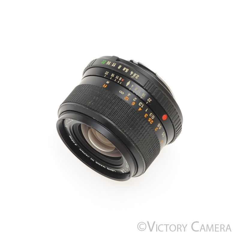 Minolta MD Celtic 28mm f2.8 Wide Angle Lens [EXC] - Victory Camera
