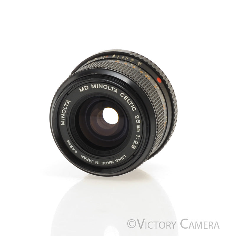 Minolta MD Celtic 28mm f2.8 Wide Angle Lens [EXC] - Victory Camera