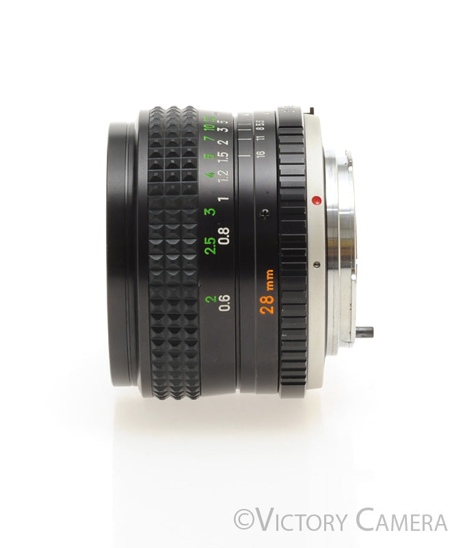 Minolta W.Rokkor-SG 28mm f3.5 MC Wide Angle Lens for MD Mount [EXC] - Victory Camera