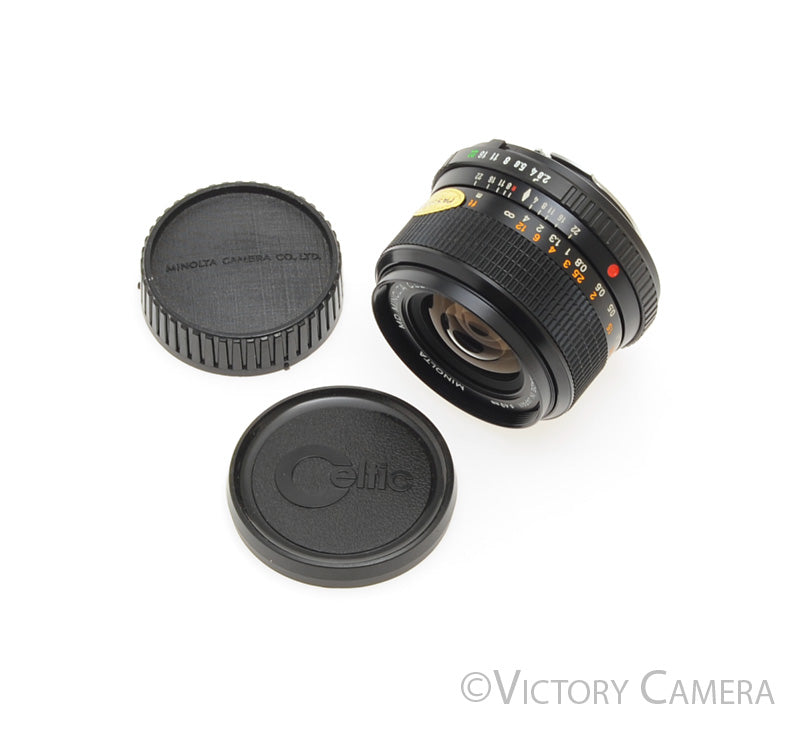 Minolta MD Celtic 28mm f2.8 Wide Angle Prime Lens -Light Marks- [GOOD] - Victory Camera