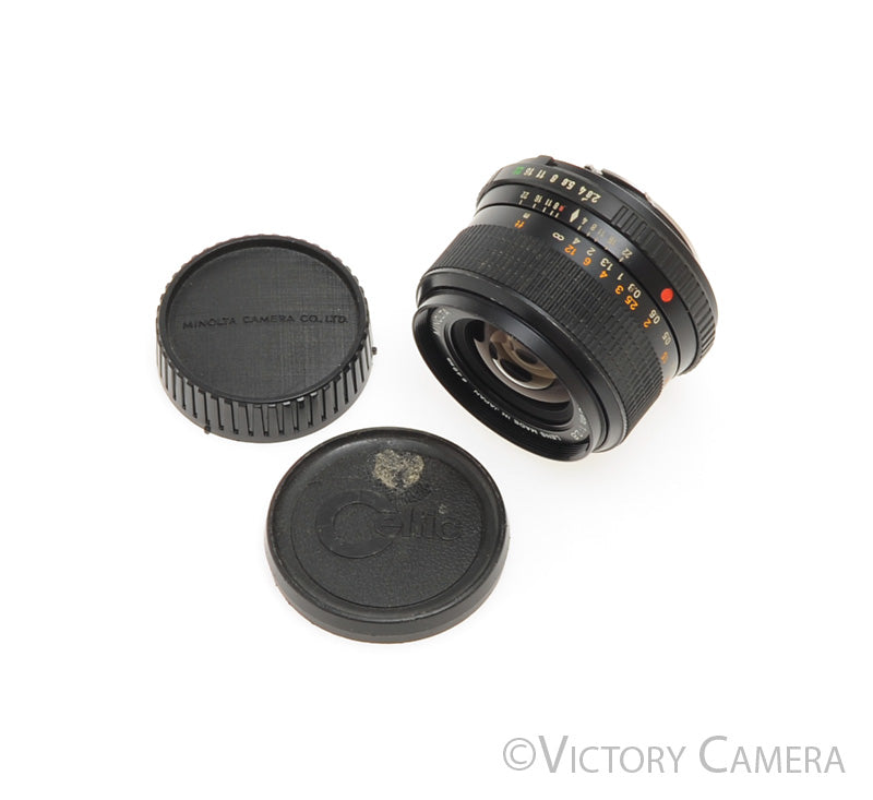 Minolta MD Celtic 28mm f2.8 Wide Angle Lens [EXC] - Victory Camera