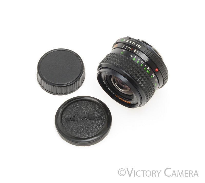 Minolta W.Rokkor-X 28mm f2.8 MD Wide Angle Prime Lens [EXC+] - Victory Camera