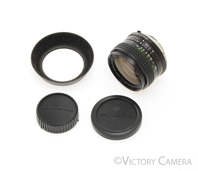Minolta W.Rokkor-SG 28mm f3.5 MC Wide Angle Lens for MD Mount [EXC] - Victory Camera