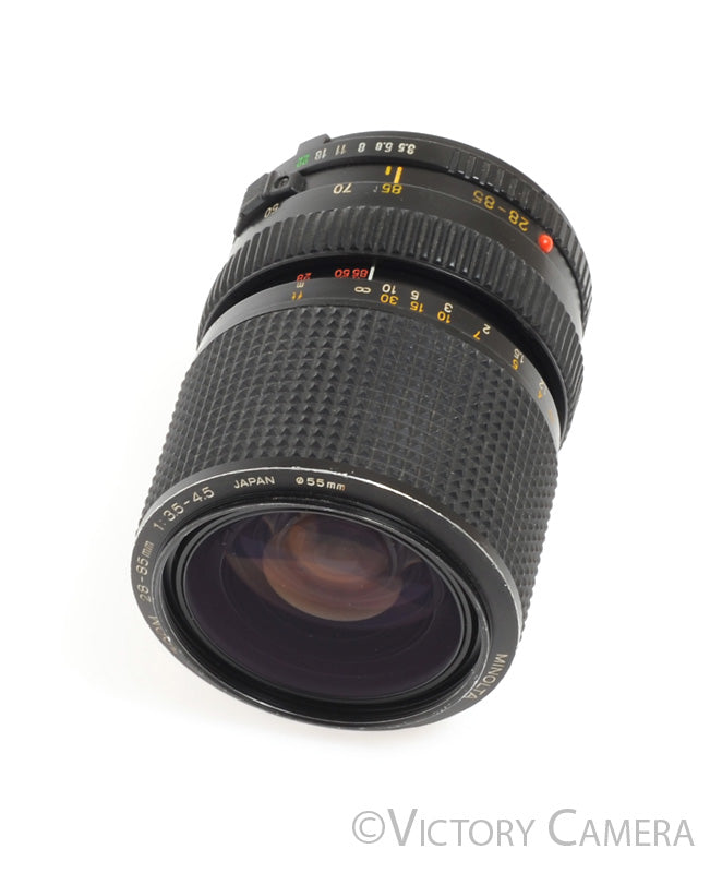 Minolta MD 28-85mm f3.5-4.5 Zoom Lens -Clean-