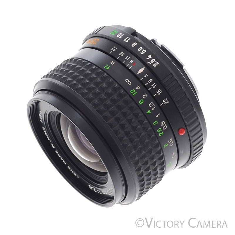 Minolta W.Rokkor-X 28mm f2.8 MD Wide Angle Prime Lens [EXC+] - Victory Camera