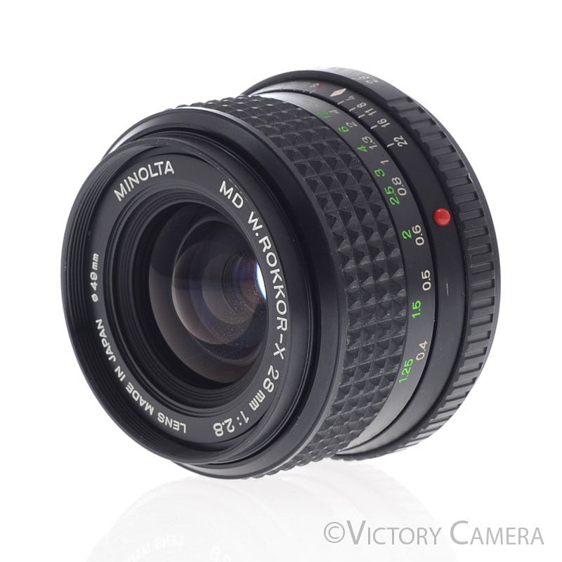 Minolta W.Rokkor-X 28mm f2.8 MD Wide Angle Prime Lens [EXC+] - Victory Camera