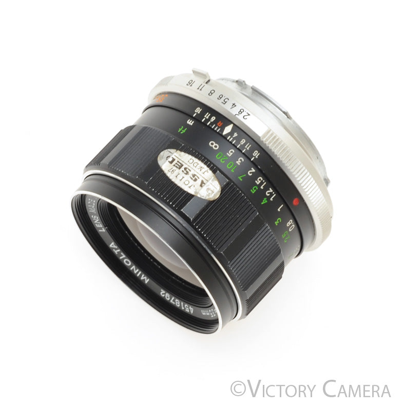 Minolta W.Rokkor-HG 35mm f2.8 MD Wide Lens [EXC+] - Victory Camera