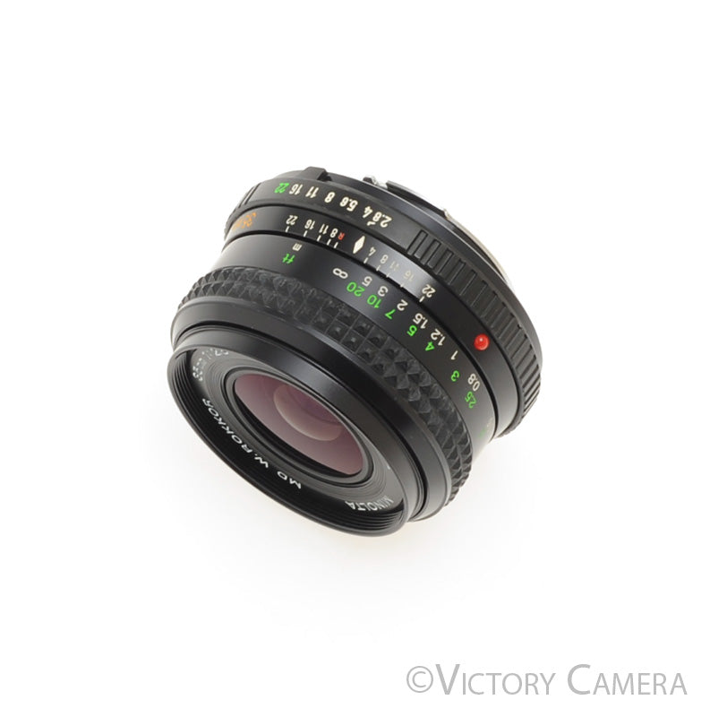 Minolta W.Rokkor 35mm f2.8 MD Wide Lens [EXC+] - Victory Camera